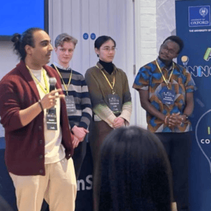 Danny Rajalingam (left) at the All-Innovate competition
