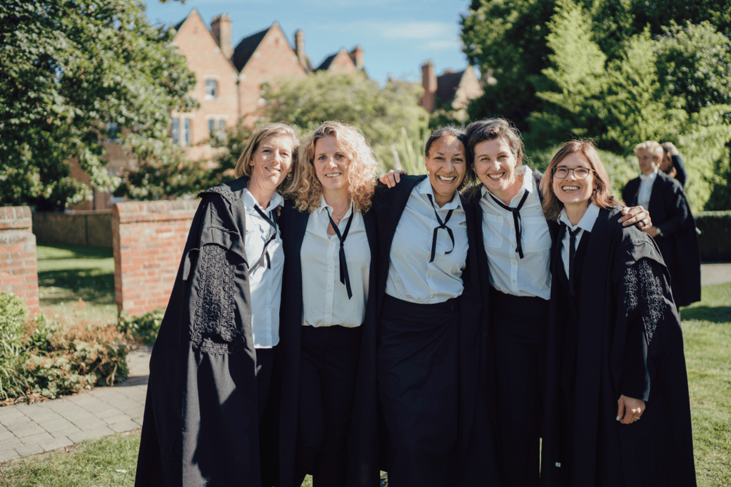 Students in gowns